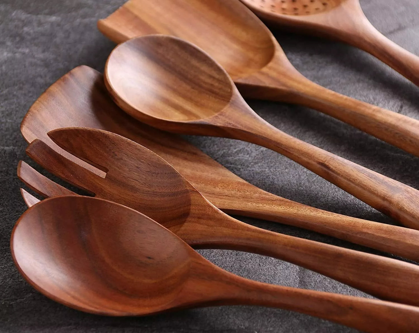 Fast Foodie™ Teak Utensil Set